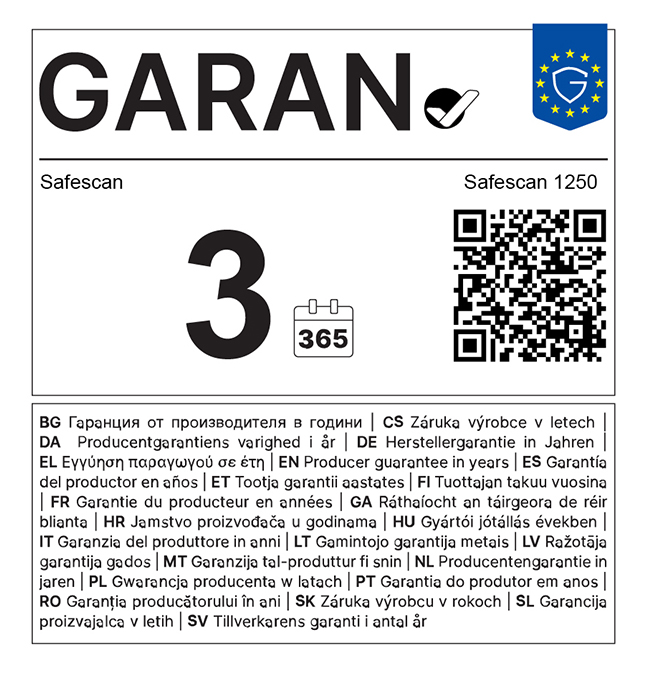 Garan info Label