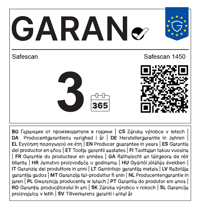 Garan info Label