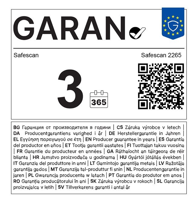 Garan info Label