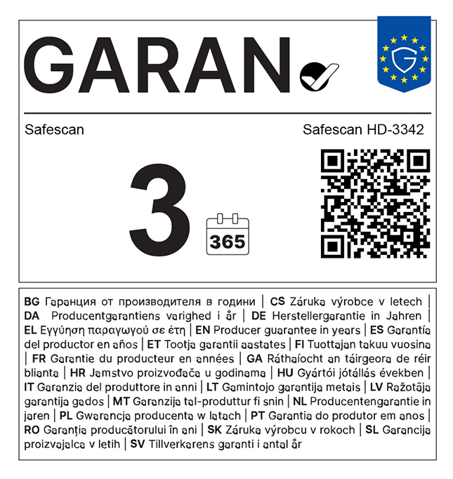 Garan info Label