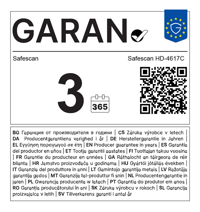 Garan info Label