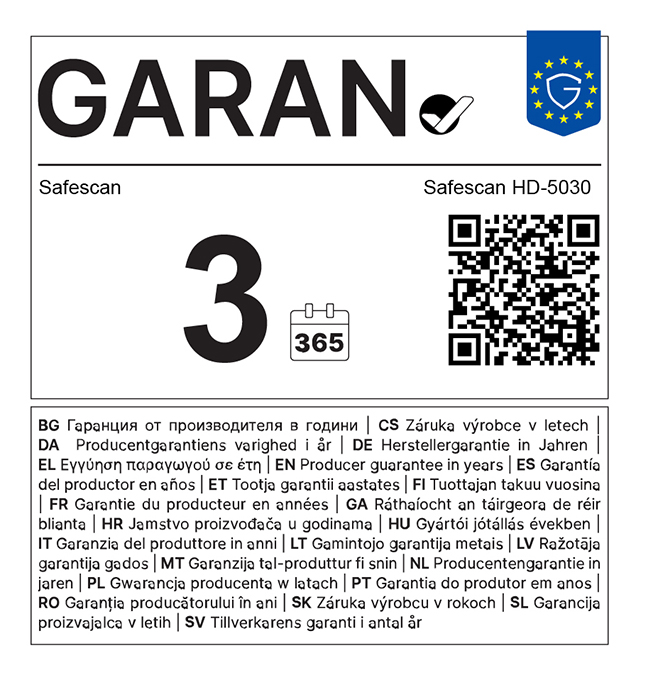Garan info Label